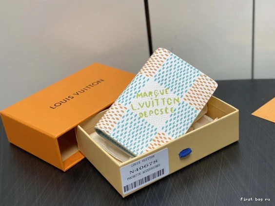 Frstbag ru Organizer-7.5*11.1*1 cm VUITTON LOUIS Pocket 0729
